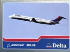 Delta Airlines aircraft trading cards