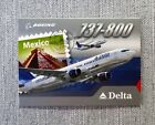 Delta Air Lines Aircraft Pilot Trading Card # 16 Boeing 737-800 2004