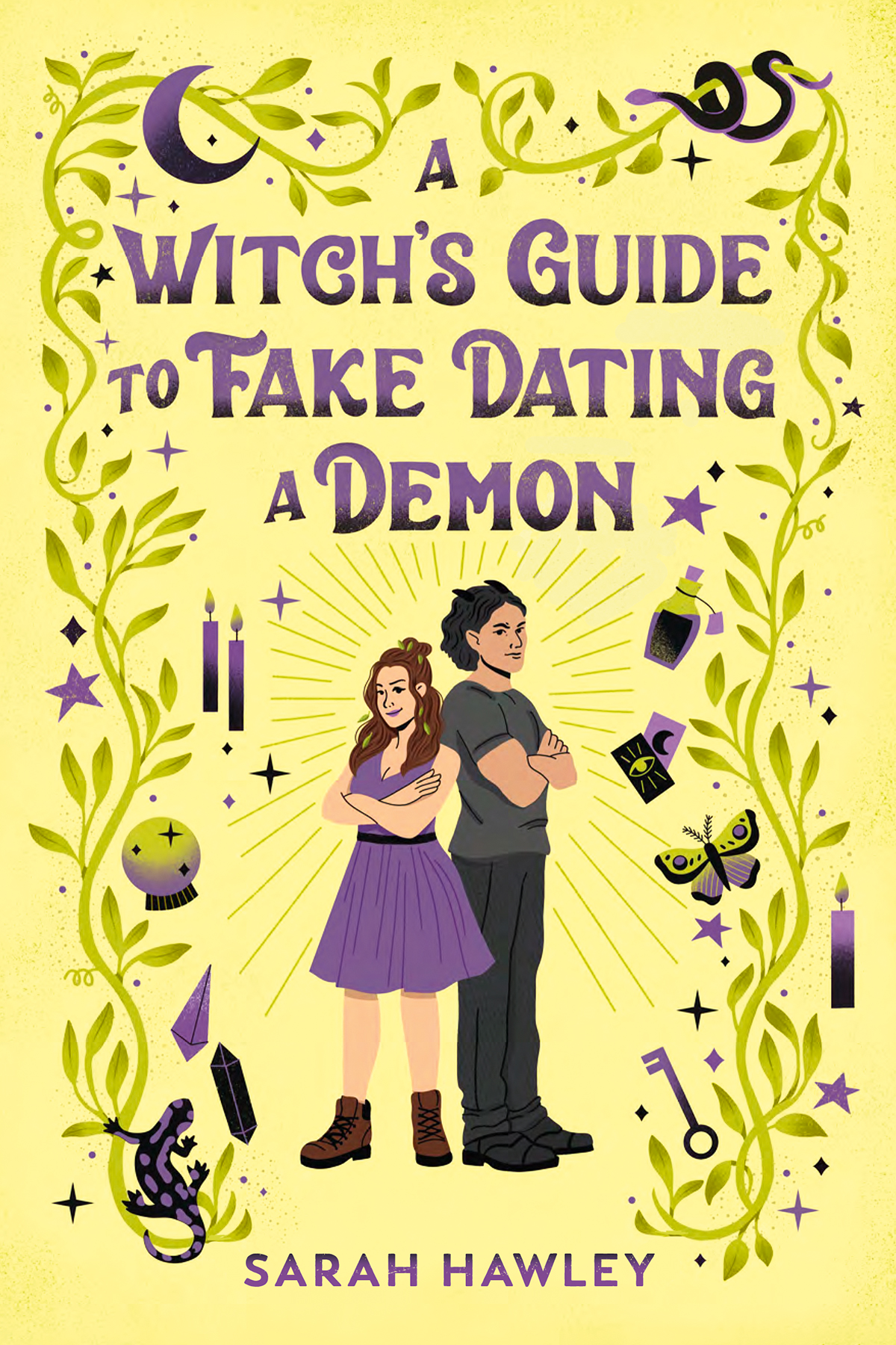 A Witch's Guide to Fake Dating a Demon (Glimmer Falls, #1)