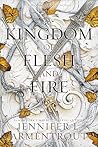 Book cover for A Kingdom of Flesh and Fire (Blood and Ash, #2)