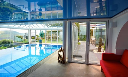 Indoor pool at The Arches, Port Erin, Isle of Man.