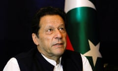 The former Pakistani prime minister Imran Khan