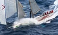 Wild Oats XI heading to Hobart during the Sydney to Hobart yacht race.