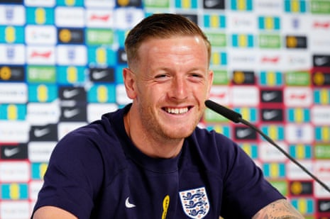 Jordan Pickford of England.