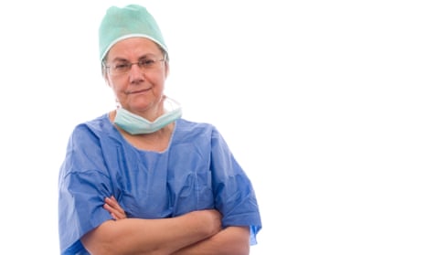 Portrait of female middle aged doctor