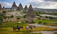 Horse riding in Cappadocia, Turkey.