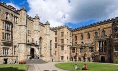 The Quadrangle in Durham Castle, University College, Durham.