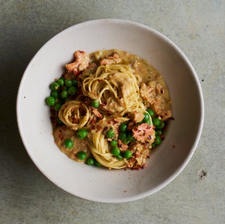 Jack Monroe’s quick spicy salmon noodles.