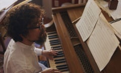 Film still: Peter Dinklage in She Came to Me, directed by Rebecca Miller