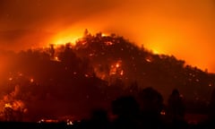 Flames from the French Fire burn on a hillside above Mariposa, Calif., on Friday, July 5, 2024. (AP Photo/Noah Berger)