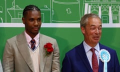 Jovan Owusu-Nepaul and Nigel Farage