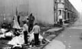 Poverty in Notting Hill Gate, London, in 1967, photographed by Tony Ray-Jones (1941-1972).