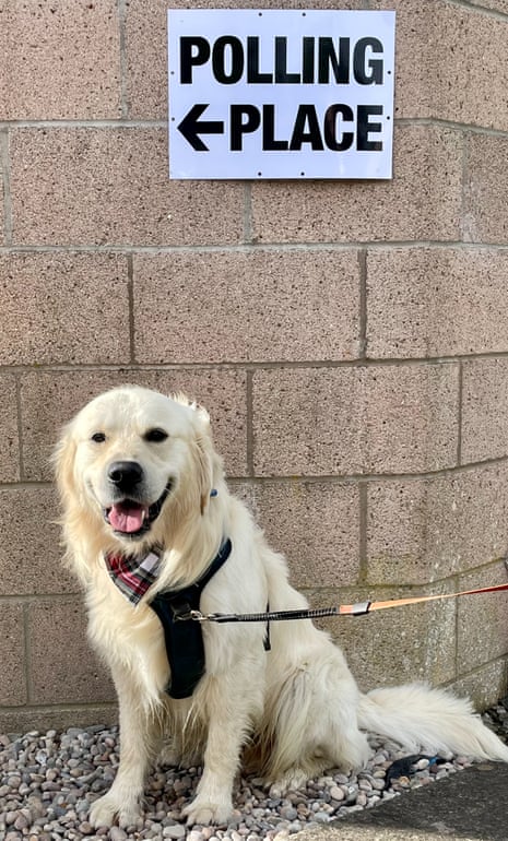 Ted outside the Hivecommunity centre in Dollar in the new Scottish constituency of Dunfermline and Dollar.