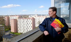 Keir Starmer canvassing in central London ahead of the 2015 general election