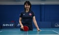 Zhiying Zeng first started playing table tennis as a child before she took the sport up again during the Covid pandemic