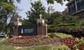 FILE - In this July 6, 2021, file photo, an electronic signboard welcomes people to the Howard University campus in Washington. Backed by $20 million in donations, Journalist Nikole Hannah-Jones announced Tuesday that she will establish the Center for Journalism and Democracy at Howard to increase diversity in journalism. Hannah-Jones used major philanthropic donors to build her future as a tenured professor, just as other major donors sought to stymie the Pulitzer Prize-winning Black investigative reporter at the University of North Carolina. (AP Photo/Jacquelyn Martin, File)