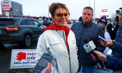 Sarah Palin in Anchorage, Alaska on 8 November 2022. 