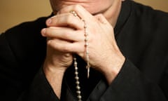 Praying priest