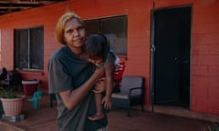 Montana Matthews, 22, and her daughter, Kealia, 1, both had Covid-19 and had to isolate in their home in Lajamanu.