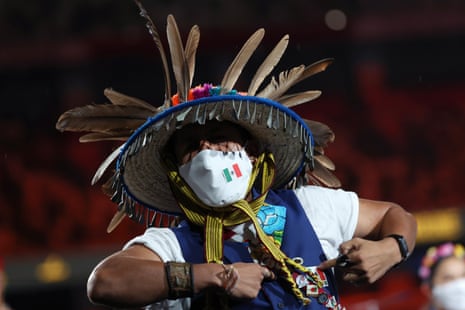 A member of Team Mexico takes part.