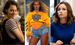 Phoebe Waller-Bridge in Fleabag, Beyonce Knowles in Homecoming and Julia Louis-Dreyfus in Veep