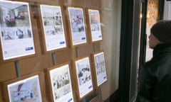 window of an estate agents