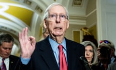 Senate Minority Leader Mitch McConnell (R-KY) speaking at a press conference after the Senate caucus policy luncheons at the U.S. Capitol. Senate Caucus Press Conferences in Washington - 06 Sept 2023