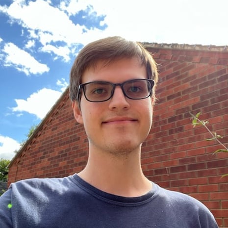 James Watts pictured against a blue sky.