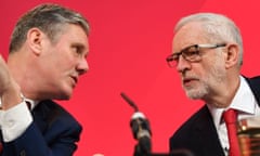 Keir Starmer and Jeremy Corbyn