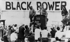 Stokely Carmichael, later known as Kwame Ture, speaking at the University of California at Berkeley.