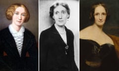 Mary Shelley, Virginia Woolf and George Eliot