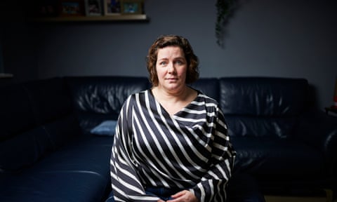 Lucy Keighley, a former gym owner whose life has become far more limited since contracting long Covid, photographed at home in Stockton-on-Tees