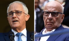 Malcolm Turnbull and Rupert Murdoch