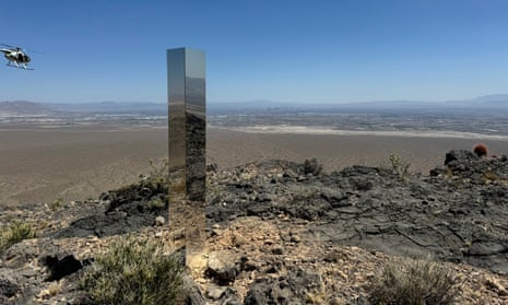 The monolith in Gass Peak .