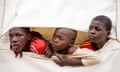 Young refugees in Minawao camp in northern Cameroon