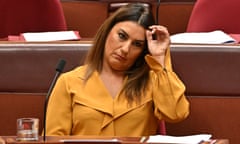 Lidia Thorpe in the Senate chamber