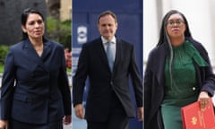 Priti Patel, Tom Tugendhat and Kemi Badenoch