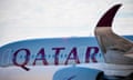 A Qatar Airways plane