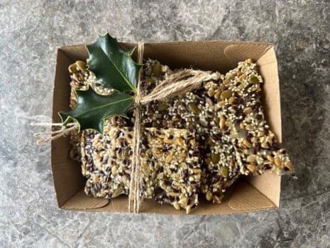 Elizabeth Quinn's seeded crispbread, a recipe from her Swedish daughter-in-law.