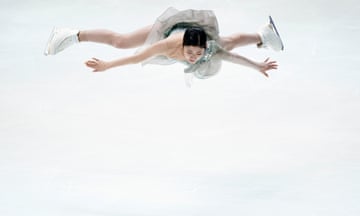 Haein Lee of South Korea performs during the ISU Grand Prix of figure skating