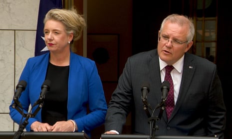 Bridget McKenzie and Scott Morrison