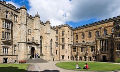 Quadrangle in Durham Castle (University College, Durham), Durham, County Durham, North East England, UK<br>C5BE54 Quadrangle in Durham Castle (University College, Durham), Durham, County Durham, North East England, UK