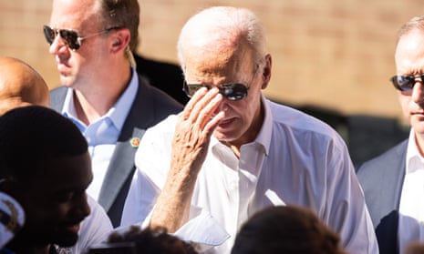 President Biden campaigns in Harrisburg, Pennsylvania on 7 July 2024.