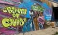 A mural on the Navajo reservation in Shiprock, New Mexico.