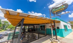 The popular Franklin Barbeque in Austin, Texas, US
