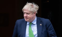 Boris Johnson in Downing Street