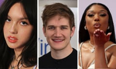 Olivia Rodrigo, Bo Burnham and Megan Thee Stallion.