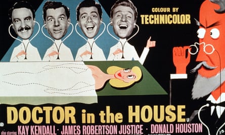 The poster for the 1954 film Doctor in the House.