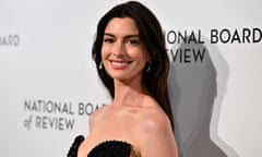 US-ENTERTAINMENT-FILM-GALA<br>US actress Anne Hathaway attends the National Board of Review annual awards gala at Cipriani 42nd Street in New York City on January 11, 2024. (Photo by ANGELA WEISS / AFP) (Photo by ANGELA WEISS/AFP via Getty Images)