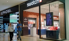 A Swatch outlet at a shopping mall in Putrajaya, Malaysia